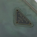 PRADA Shoulder Bag Nylon Light Blue Silver Auth ki6149-17