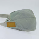 PRADA Shoulder Bag Nylon Light Blue Silver Auth ki6149-3
