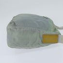 PRADA Shoulder Bag Nylon Light Blue Silver Auth ki6149-4