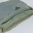 PRADA Shoulder Bag Nylon Light Blue Silver Auth ki6149-6