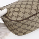 GUCCI GG Supreme Web Sherry Line Bag PVC Beige Gold 89 02 032 Auth ki6150-13