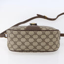 GUCCI GG Supreme Web Sherry Line Bag PVC Beige Gold 89 02 032 Auth ki6150-9
