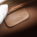 Christian Dior Honeycomb Canvas Shoulder Bag PVC Beige Gold Auth ki6153-11