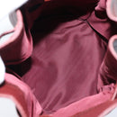 CARTIER Must Line Shoulder Bag Leather Bordeaux Gold Auth ki6154-15