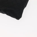 CHANEL Matelasse Chain Shoulder Bag Satin Black Gold CC Auth ki6158-16