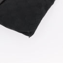 GUCCI GG Canvas Waist bag Black Silver 28566 Auth ki6159-10
