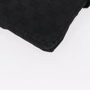 GUCCI GG Canvas Waist bag Black Silver 28566 Auth ki6159-13