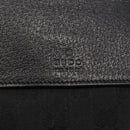 GUCCI GG Canvas Waist bag Black Silver 28566 Auth ki6159-16