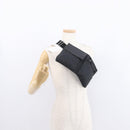 GUCCI GG Canvas Waist bag Black Silver 28566 Auth ki6159-24