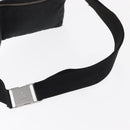GUCCI GG Canvas Waist bag Black Silver 28566 Auth ki6159-7