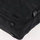 CHANEL New Travel Line Hand Bag Nylon Black CC Auth ki6162-15