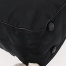 CHANEL New Travel Line Hand Bag Nylon Black CC Auth ki6162-16