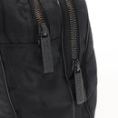 CHANEL New Travel Line Hand Bag Nylon Black CC Auth ki6162-18