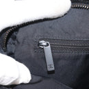 CHANEL New Travel Line Hand Bag Nylon Black CC Auth ki6162-23