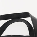 CHANEL New Travel Line Hand Bag Nylon Black CC Auth ki6162-9