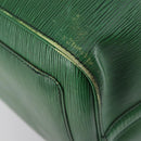 LOUIS VUITTON Epi Keepall 50 Boston Bag Green M42964 LV Auth ki6165-13