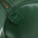LOUIS VUITTON Epi Keepall 50 Boston Bag Green M42964 LV Auth ki6165-15