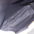 CELINE Macadam Canvas Hand Bag PVC Leather Brown Gold Auth ki6170-10