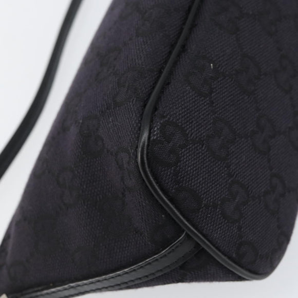 GUCCI GG Canvas Accessory Pouch Black 039 1103 2123 Auth ki6171