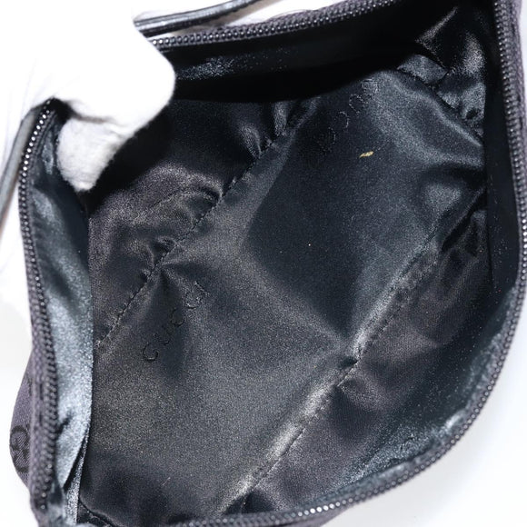 GUCCI GG Canvas Accessory Pouch Black 039 1103 2123 Auth ki6171