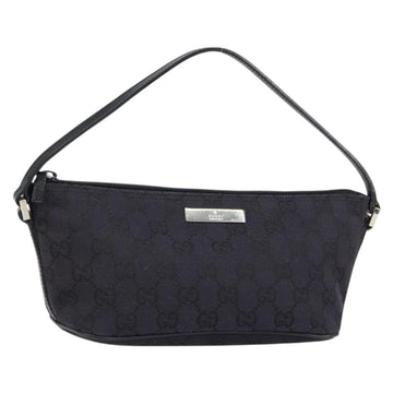 GUCCI GG Canvas Accessory Pouch Black 039 1103 2123 Auth ki6171
