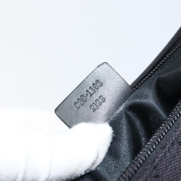 GUCCI GG Canvas Accessory Pouch Black 039 1103 2123 Auth ki6171