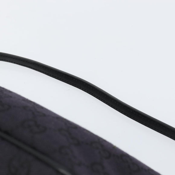 GUCCI GG Canvas Accessory Pouch Black 039 1103 2123 Auth ki6171