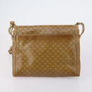 CELINE Macadam Canvas Shoulder Bag PVC Leather 5 Set Brown Beige Auth ki6173-13