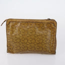 CELINE Macadam Canvas Shoulder Bag PVC Leather 5 Set Brown Beige Auth ki6173-18