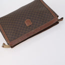 CELINE Macadam Canvas Shoulder Bag PVC Leather 5 Set Brown Beige Auth ki6173-4