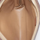 CELINE Macadam Canvas Shoulder Bag PVC Leather 5 Set Brown Beige Auth ki6173-6