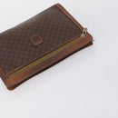 CELINE Macadam Canvas Shoulder Bag PVC Leather 5 Set Brown Beige Auth ki6173-9