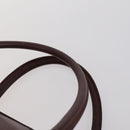 CARTIER Must Line Boston Bag Leather 3 Set Bordeaux Auth ki6175-6