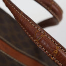 CELINE Macadam Canvas Shoulder Bag PVC 4 Set Beige Brown Auth ki6177-14