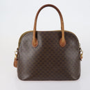 CELINE Macadam Canvas Shoulder Bag PVC 4 Set Beige Brown Auth ki6177-18