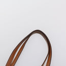 CELINE Macadam Canvas Shoulder Bag PVC 4 Set Beige Brown Auth ki6177-27