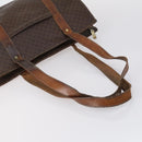 CELINE Macadam Canvas Shoulder Bag PVC 4 Set Beige Brown Auth ki6177-4