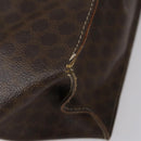 CELINE Macadam Canvas Shoulder Bag PVC 4 Set Beige Brown Auth ki6177-8