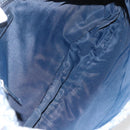 Christian Dior Trotter Canvas Shoulder Bag Navy Silver Auth ki6178-11