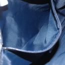 Christian Dior Trotter Canvas Shoulder Bag Navy Silver Auth ki6178-23