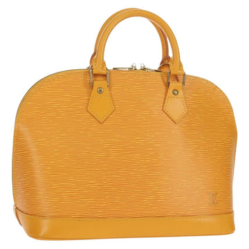 LOUIS VUITTON Epi Alma Hand Bag Yellow M52149 LV Auth ki6179A