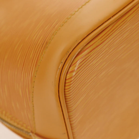 LOUIS VUITTON Epi Alma Hand Bag Yellow M52149 LV Auth ki6179V