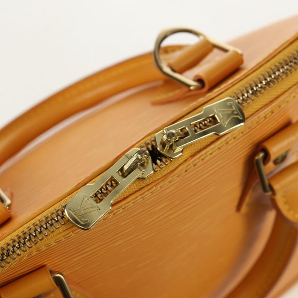 LOUIS VUITTON Epi Alma Hand Bag Yellow M52149 LV Auth ki6179V