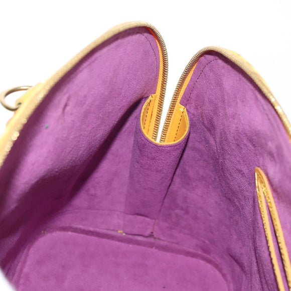 LOUIS VUITTON Epi Alma Hand Bag Yellow M52149 LV Auth ki6179V