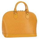 LOUIS VUITTON Epi Alma Hand Bag Yellow M52149 LV Auth ki6179V-1