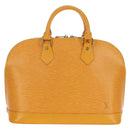 LOUIS VUITTON Epi Alma Hand Bag Yellow M52149 LV Auth ki6179V-13