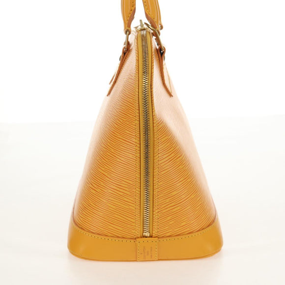 LOUIS VUITTON Epi Alma Hand Bag Yellow M52149 LV Auth ki6179A