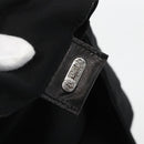 FENDI Hand Bag Nylon Black Silver Auth ki6181-10