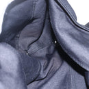 FENDI Hand Bag Nylon Black Silver Auth ki6181-18