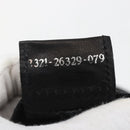 FENDI Hand Bag Nylon Black Silver Auth ki6181-12